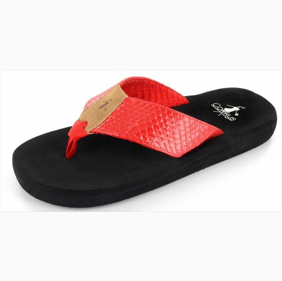 corkys Shoes - Corkys royal flipflops in red corkys Shoes - Corkys royal flipflops in red